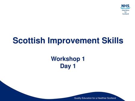 Scottish Improvement Skills