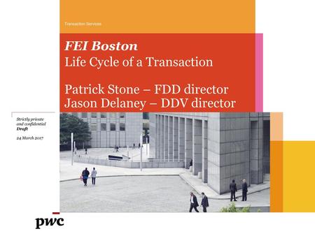 Life Cycle of a Transaction Patrick Stone – FDD director