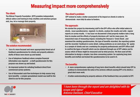 Measuring impact more comprehensively