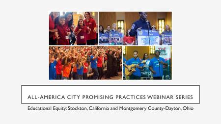 All-America City promising practices webinar series