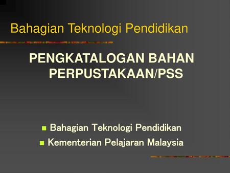 Bahagian Teknologi Pendidikan