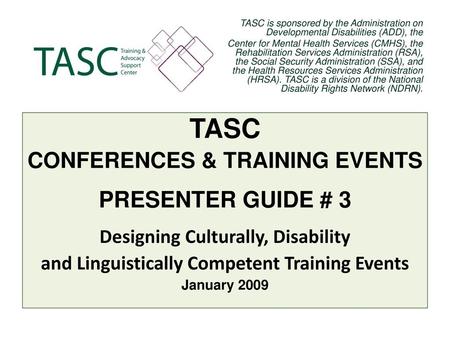 CONFERENCES & TRAINING EVENTS