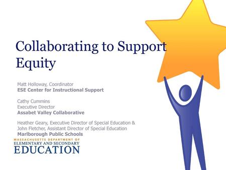 Collaborating to Support Equity