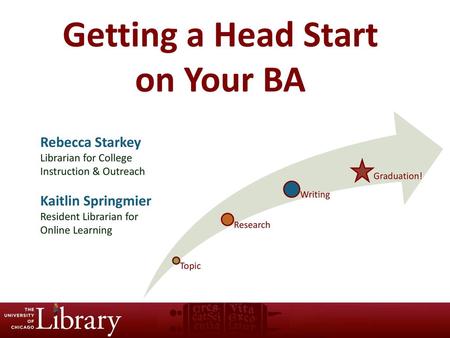 Getting a Head Start on Your BA