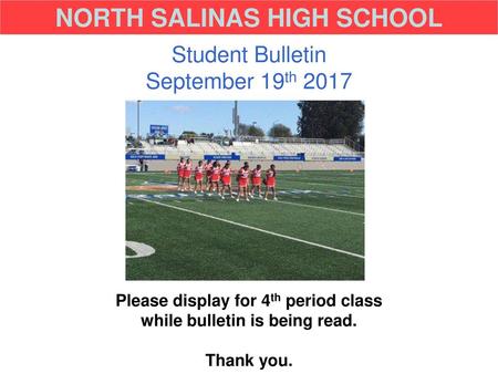 NORTH SALINAS HIGH SCHOOL