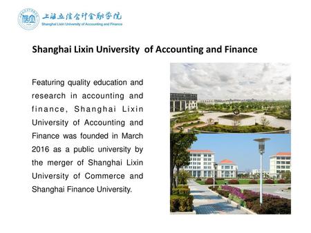 Shanghai Lixin University of Accounting and Finance