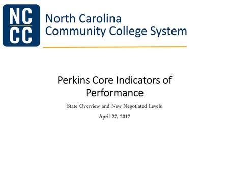 Perkins Core Indicators of Performance