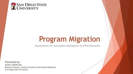 Visualization for Actionable Intelligence in STEM Retention