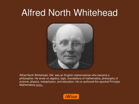 Alfred North Whitehead