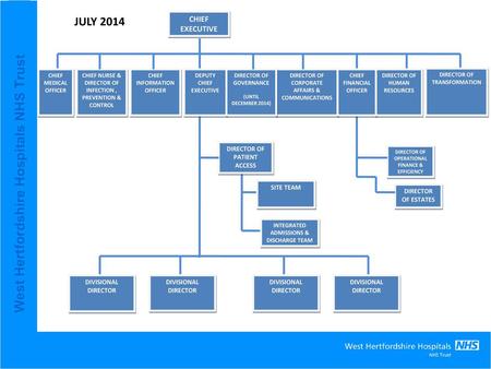 JULY 2014 CHIEF EXECUTIVE DIRECTOR OF PATIENT ACCESS SITE TEAM