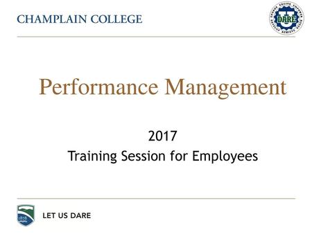 2017 Training Session for Employees