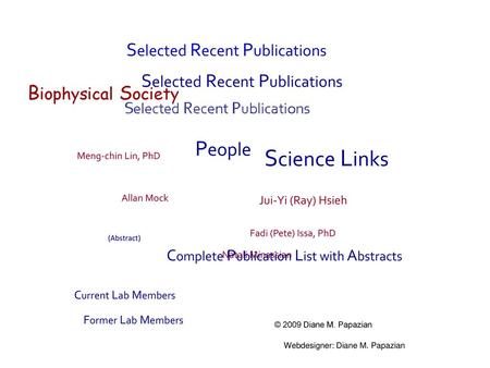 Science Links People Selected Recent Publications