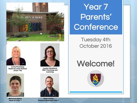 Year 7 Parents’ Conference