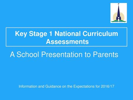 Key Stage 1 National Curriculum