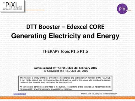 DTT Booster – Edexcel CORE