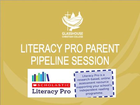 LITERACY PRO Reading Program