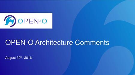 OPEN-O Architecture Comments