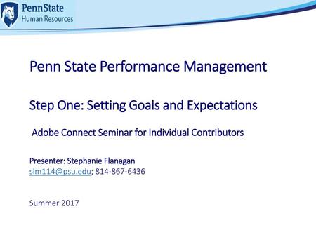 Penn State Performance Management