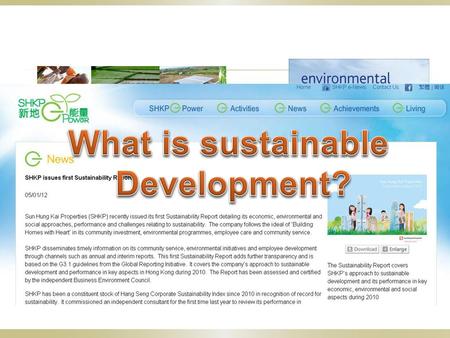 What is sustainable Development?.