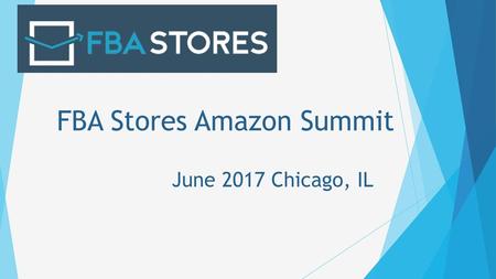 FBA Stores Amazon Summit