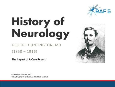 George Huntington, MD (1850 – 1916)