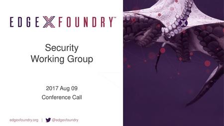 Security Working Group