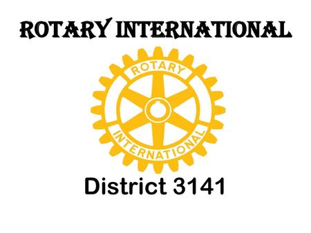 Rotary International District 3141.