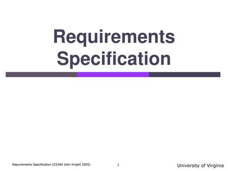 Requirements Specification