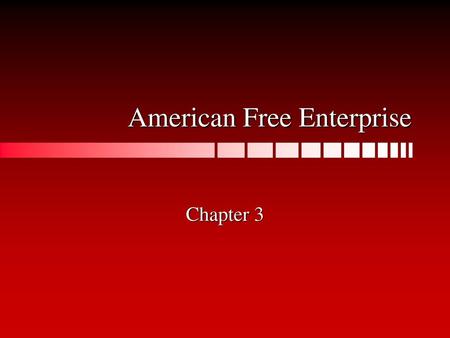 American Free Enterprise