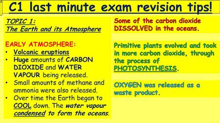 C1 last minute exam revision tips!