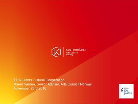 EEA Grants Cultural Cooperation