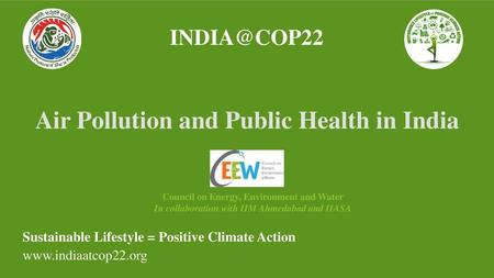 Air Pollution and Public Health in India