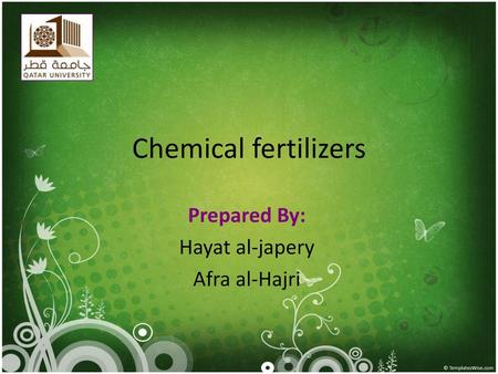 Prepared By: Hayat al-japery Afra al-Hajri