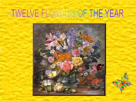 TWELVE FLOWERS OF THE YEAR