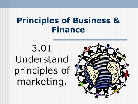 Principles of Business & Finance