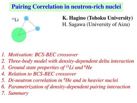 Pairing Correlation in neutron-rich nuclei