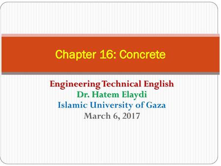 Engineering Technical English