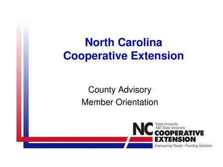 North Carolina Cooperative Extension