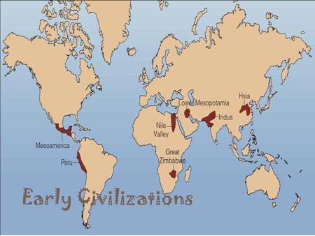 Early Civilizations.