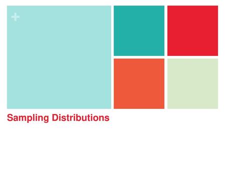 Sampling Distributions