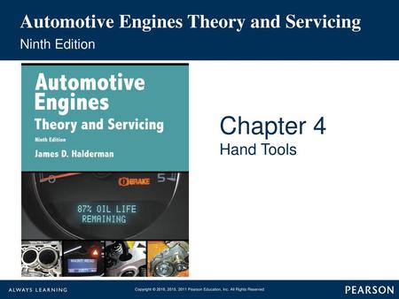 Automotive Engines Theory and Servicing