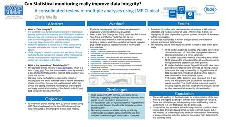 A consolidated review of multiple analyses using JMP Clinical