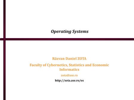 Faculty of Cybernetics, Statistics and Economic Informatics