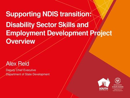 Supporting NDIS transition: