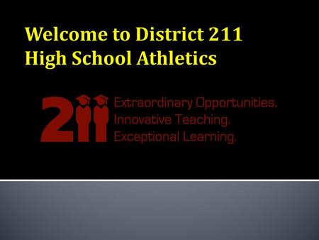 Welcome to District 211 High School Athletics