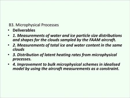 B3. Microphysical Processes