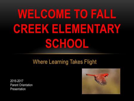 Welcome to Fall Creek Elementary School