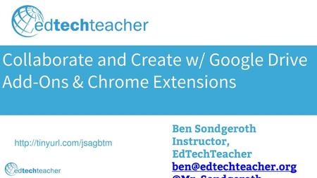 Collaborate and Create w/ Google Drive Add-Ons & Chrome Extensions