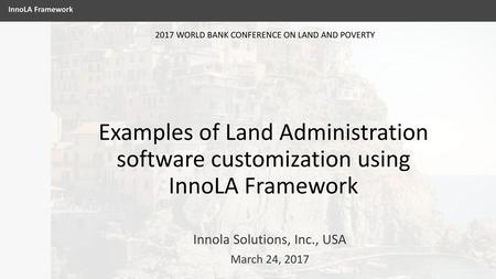 Innola Solutions, Inc., USA March 24, 2017