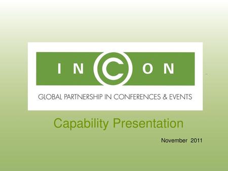 Capability Presentation